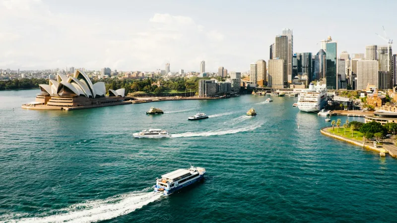 Sydney Harbour and Sydney Opera House
