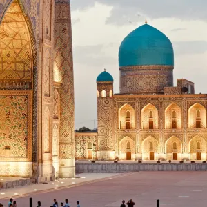 Registan Square in Samarkand, Uzbekistan