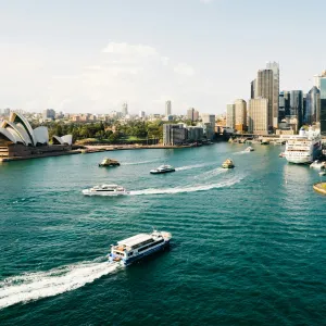 Sydney Harbour and Sydney Opera House