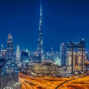 Study in Dubai and Dubai's Night View