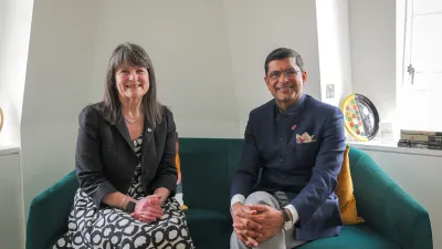 Professor Dame Karen Holford, Chief Executive and Vice-Chancellor at Cranfield University and Professor Shitij Kapur, Vice-Chancellor & President of King's College London